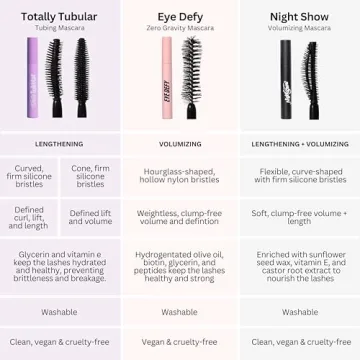 Half Caked Tubing Mascara for Sensitive Eyes, Vegan Formula