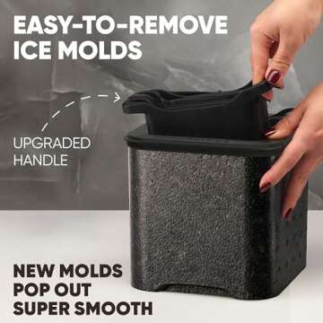 Berlinzo Clear Ice Cube Maker for Perfect Ice Spheres