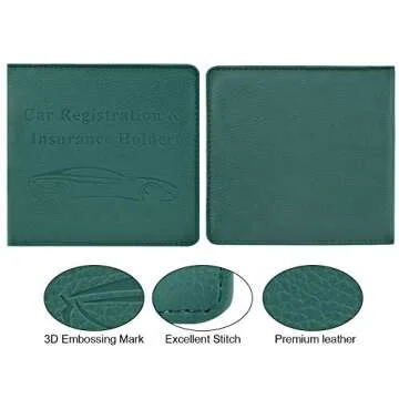 Cacturism Car Document Holder for Vehicle Organization