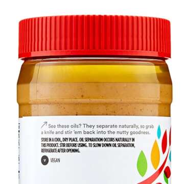 365 by Whole Foods Market, Unsweetened Creamy Peanut Butter, 16 oz