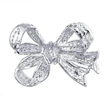 Bling Jewelry Winter Large Wedding Holiday Royal Blue White Glittering Crystal Pave Bridal Fashion L...