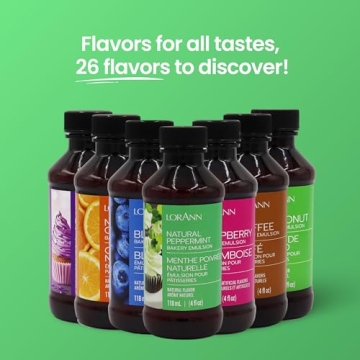 LorAnn Bakery Emulsions Peppermint Flavoring Ideal for Baking & More