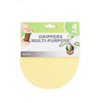 Regent Round Multi-Purpose Jar Gripper Pad Bottle Lid Opener, 4 Piece Set, Colors May Vary