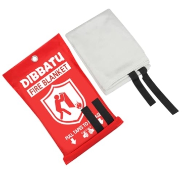 DIBBATU Fire Blanket Emergency Safety for Home Kitchen