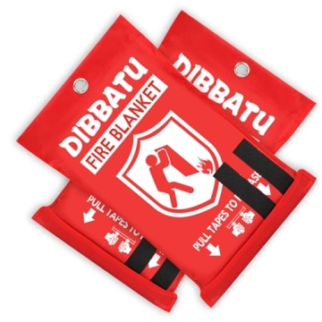 DIBBATU Fire Blanket Emergency Safety for Home Kitchen