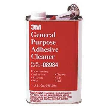 3M General Purpose Adhesive Cleaner - Quart Size for Quick Residue Removal