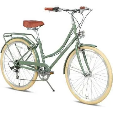 AVASTA Women's 26" Step Through Hybrid Bike for Comfort