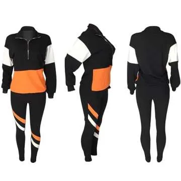 EOSIEDUR Women's Stylish Two Piece Tracksuit Set