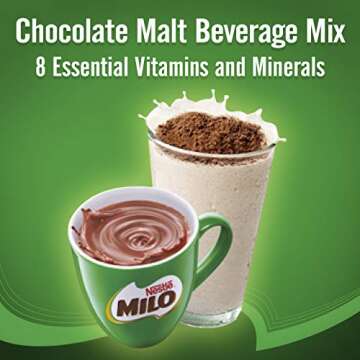 NESTLÉ MILO Chocolate Malt Beverage, 3.3 Pound Can