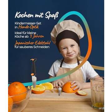 Kuhn Rikon KinderKitchen Knife Set for Kids - Safety First!
