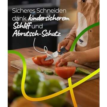 Kuhn Rikon KinderKitchen Knife Set for Kids - Safety First!