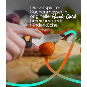 Kuhn Rikon KinderKitchen Knife Set for Kids - Safety First!