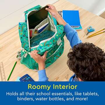 Bentgo Kids Backpack - Lightweight 14” Backpack in Fun Prints for School, Travel, & Daycare, Ideal...