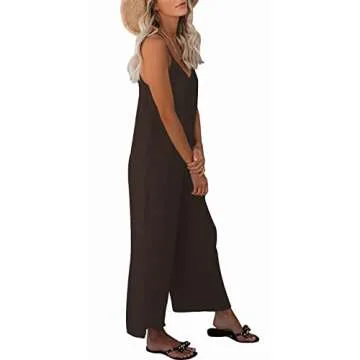 Snugwind Women's Casual Adjustable Jumpsuits with Pockets