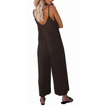 Snugwind Women's Casual Adjustable Jumpsuits with Pockets