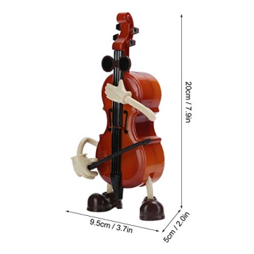 MOUMOUTEN Cello Music Box for Vintage Decor Gift