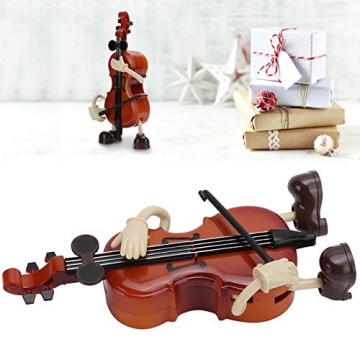 MOUMOUTEN Cello Music Box for Vintage Decor Gift