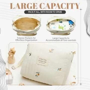 Paterr Adorable 2 Pcs Diaper Bag Set for Parents - Cute & Functional