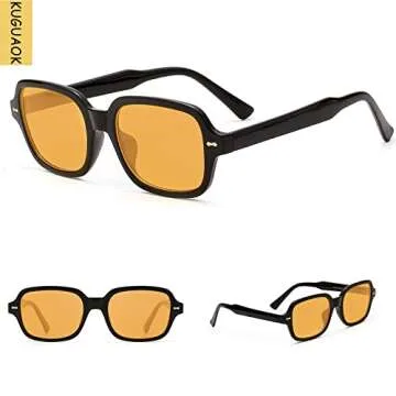 KUGUAOK 2 PACK Polarized Sports Sunglasses for Men Driving Cycling Fishing Sun Glasses 100% UV Protection Goggles