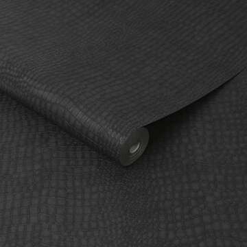 Graham & Brown 32-659 Superfresco Easy Charcoal Black Wallpaper (paste the wall product)