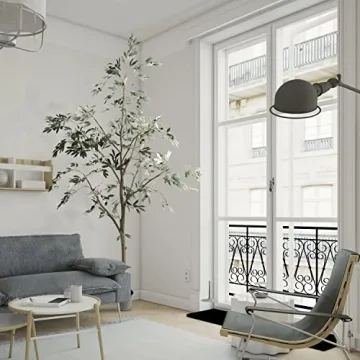 Vickerman 8' Artificial Olive Tree - Lifelike Home Decor