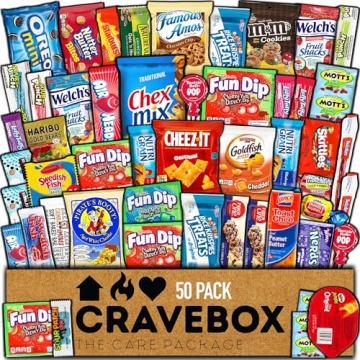 50-Count Halloween Snack Variety Cravebox Gift Pack