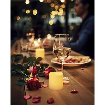 Homemory Remote Control Flameless Votive Candles, 12Pack Flickering Battery Operated LED Tealight Candles, Realistic Fake Candle for Wedding, Christmas Decor(Amber Yellow,Battery Included)