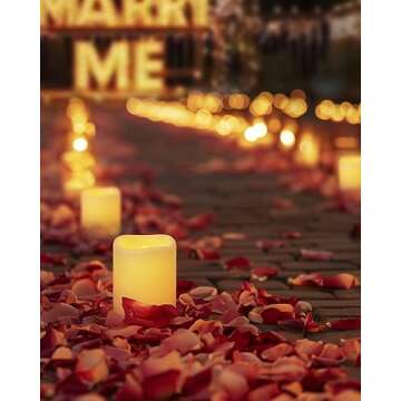 Homemory Remote Control Flameless Votive Candles, 12Pack Flickering Battery Operated LED Tealight Candles, Realistic Fake Candle for Wedding, Christmas Decor(Amber Yellow,Battery Included)