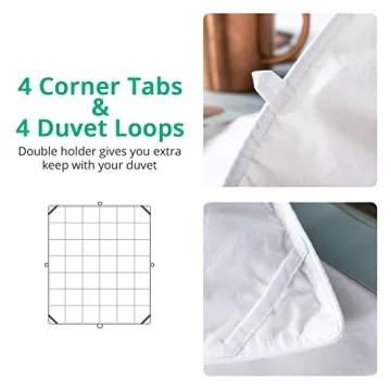 Topplen Down Comforter Queen/Full, All Season Duvet Insert 90x90