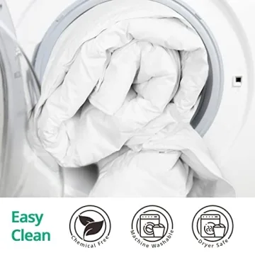 Topplen Down Comforter Queen/Full, All Season Duvet Insert 90x90