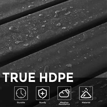 GARDENSTAR Adirondack Outdoor Side Table for Patios