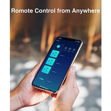 GHome Smart Plug Power Strip, WiFi Surge Protector Outlet Extender Work with Alexa, Google Home, APP Control, Timer Function, Wall Outlet with 3 USB Ports, 3 Outlets, Adapter Plug Extender,10A/1200W