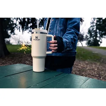 STANLEY Adventure Quencher 40 oz Travel Tumbler - Cream Color