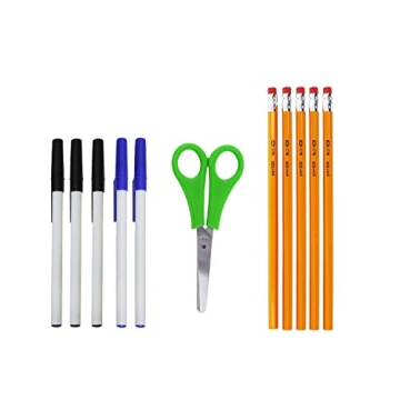 Essential School Supplies Kit for Students K-12 - 52 Pieces