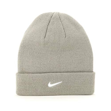 Nike Unisex Adult Sideline Beanie Cap - Stylish Grey/White Warmth for All