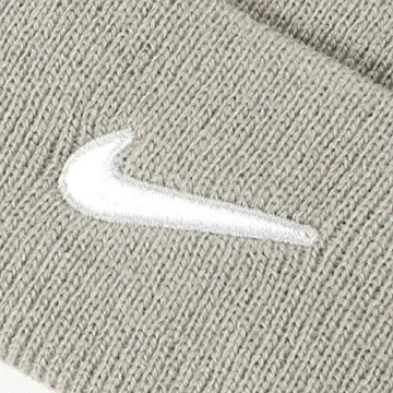 Nike Unisex Sideline Beanie Cap - Grey/White Fashionable Warmth