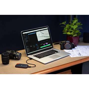 SanDisk 500GB Extreme PRO Portable External SSD - Up to 1050MB/s - USB-C, USB 3.1 - SDSSDE80-500G-A2...