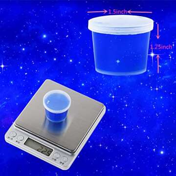 Blue Galaxy Star Slime 24 Pack Kids Party Favor
