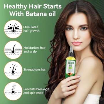 ZIIDII Batana Oil for Hair Growth 100% Pure and Natural Raw Batana Oil Organic Hair Oil from Honduras, Promotes Hair thickness and Repair Damaged Hair, 120ml