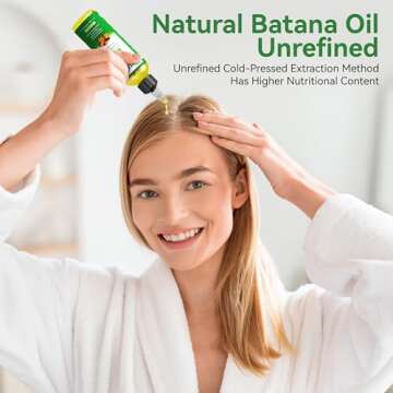 ZIIDII Batana Oil for Hair Growth 100% Pure and Natural Raw Batana Oil Organic Hair Oil from Honduras, Promotes Hair thickness and Repair Damaged Hair, 120ml