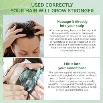 ZIIDII Batana Oil for Hair Growth 100% Pure and Natural Raw Batana Oil Organic Hair Oil from Honduras, Promotes Hair thickness and Repair Damaged Hair, 120ml