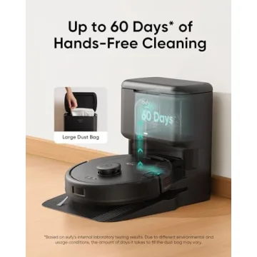 eufy L60 Robot Vacuum with Self Empty Station Smart Scale C20, Digital Bathroom Body Fat Scale