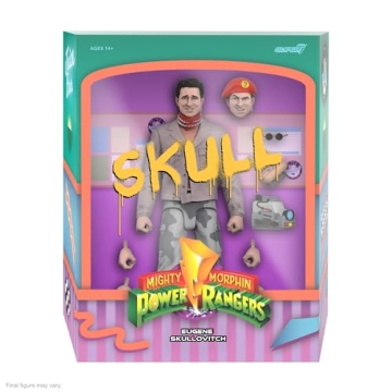 Super7 ULTIMATES Power Rangers Skull 7" Action Figure Collectible