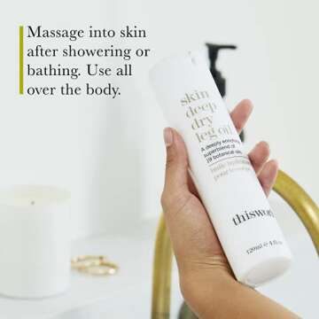 This Works Skin Deep Dry Leg Oil for Soft, Shiny Skin