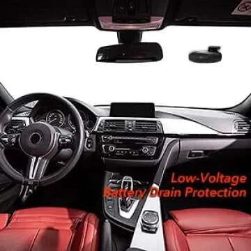 REDTIGER Hardwire Kit with for F5 Mini USB Version Dash Cam, Mini Port,Parking Monitoring with Low Voltage Protection