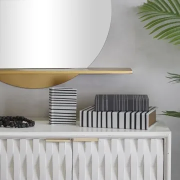 Deco 79 Faux Leather Decorative Keepsake Box Set of 3