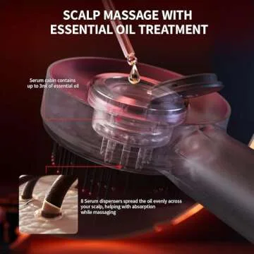 Breo Scalp3 Scalp Massaging Brush – Portable Shiatsu Massager for Scalp & Hair
