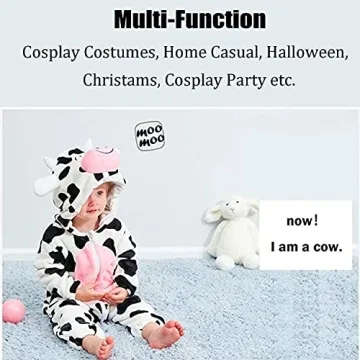 Baby Cow Costume for Toddlers 1-5 Years - Fun & Cozy Outfit