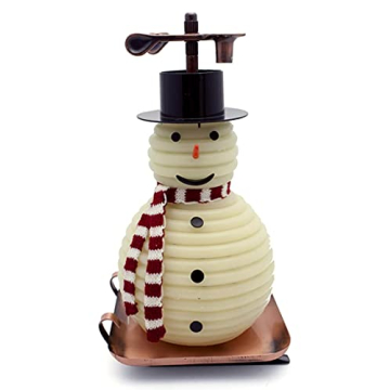 Candle by the Hour 100-Hour Snowman Candle Eco-friendly Design