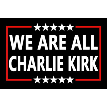 10 Pack Charlie Kirk USA Patriot Waterproof Stickers for Freedom